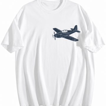 Classic White Cotton Crewneck T-Shirt