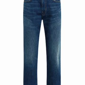 Medium Wash Blue Straight-Leg Jeans